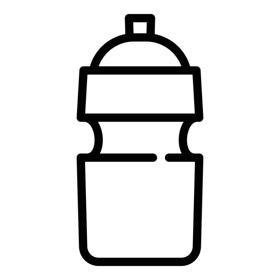 water sport fles icoon, schets stijl vector