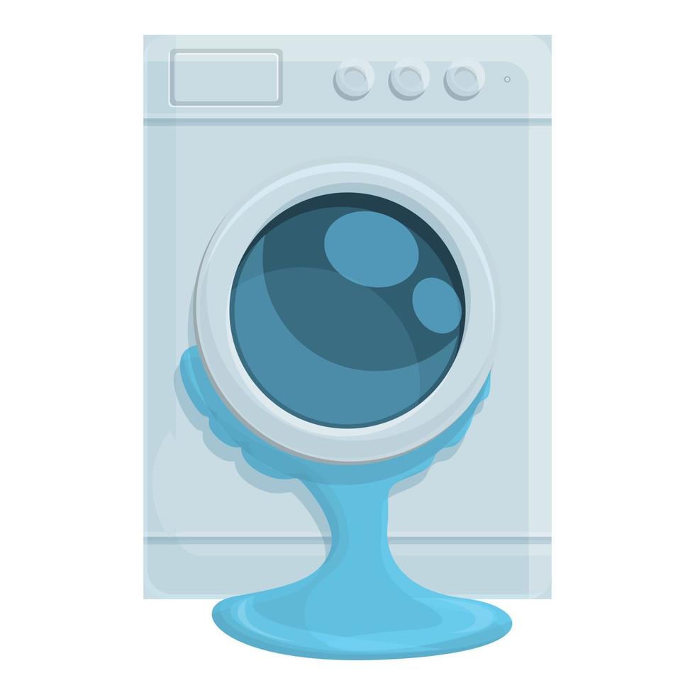 nieuw gebroken het wassen machine icoon, tekenfilm stijl vector