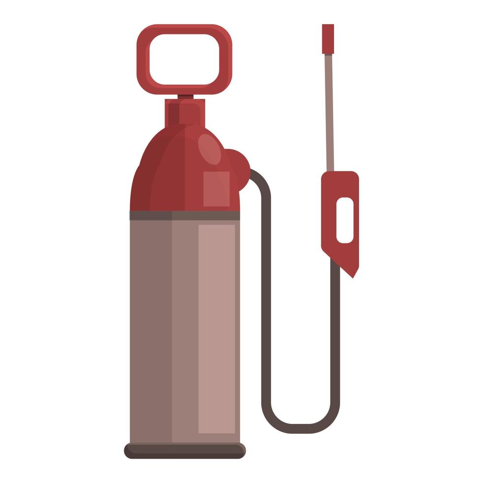 chemisch gas- fles icoon tekenfilm vector. zuurstof cilinder vector