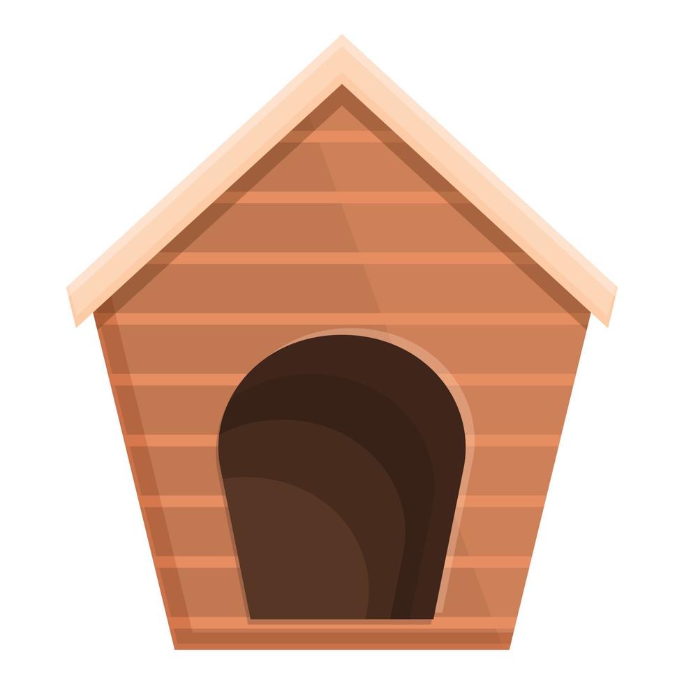 schattig hond kennel icoon tekenfilm vector. puppy huis vector