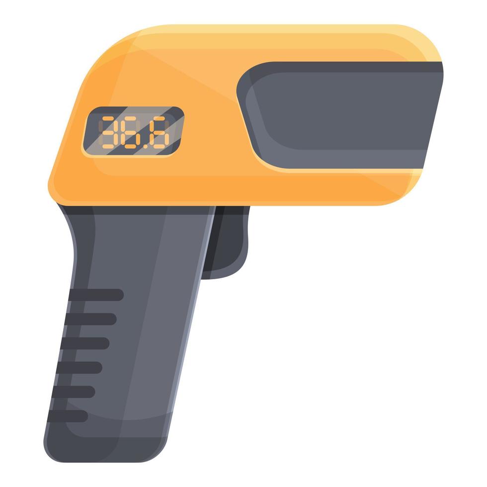 laser school- thermometer icoon, tekenfilm stijl vector