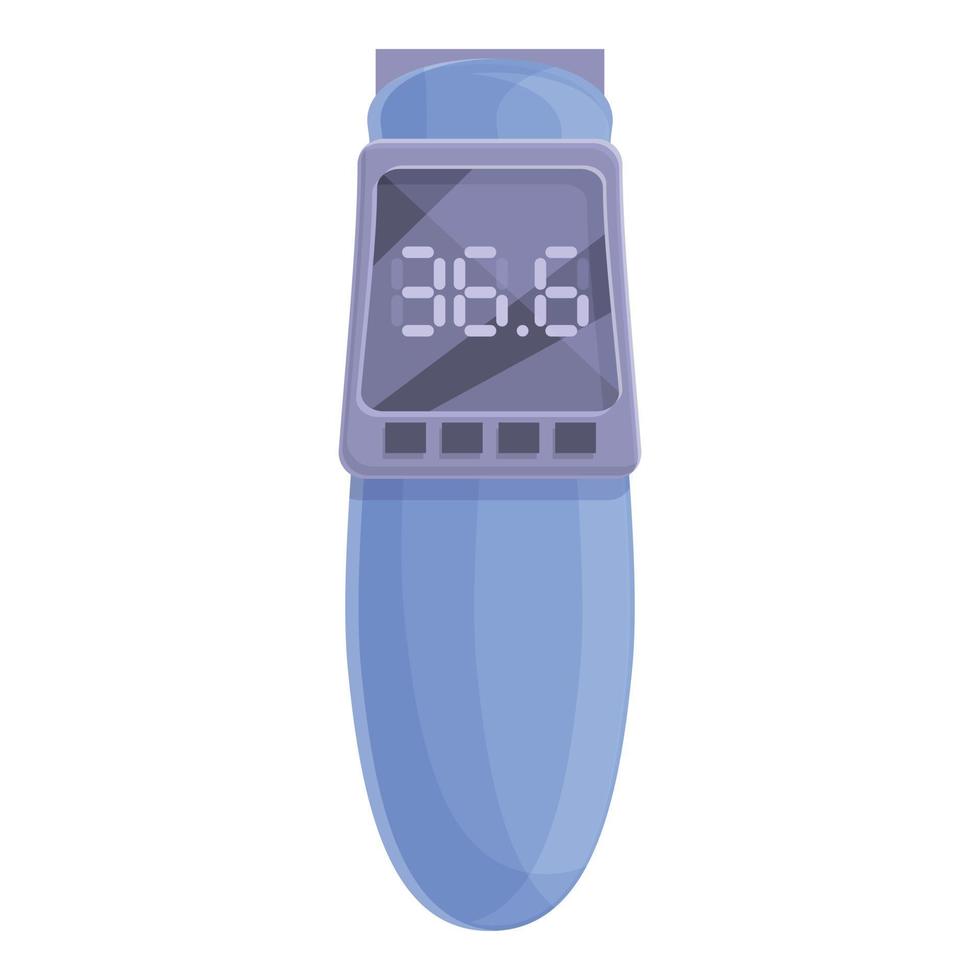 nieuw laser thermometer icoon, tekenfilm stijl vector