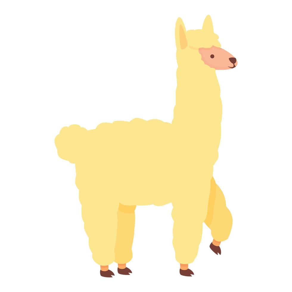 kilte lama icoon tekenfilm vector. schattig dier vector