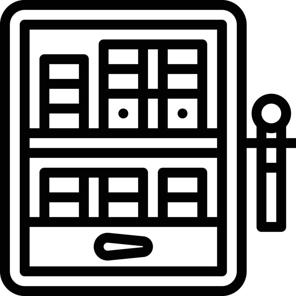 noodgeval fonds alarm alarm besparing - schets icoon vector