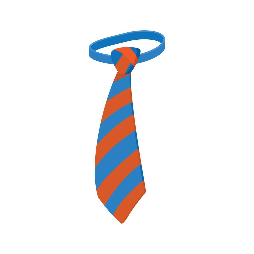 stropdas icoon, tekenfilm stijl vector