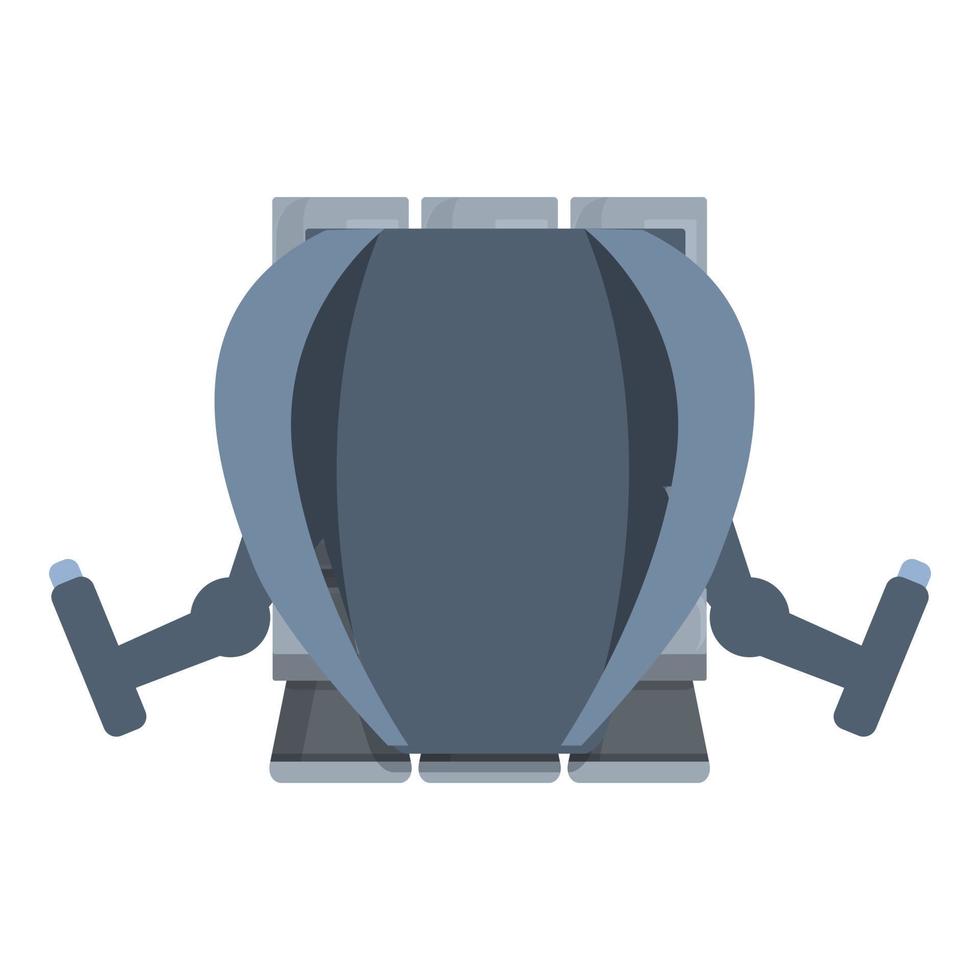 ruimte jetpack icoon tekenfilm vector. raket Jet vector