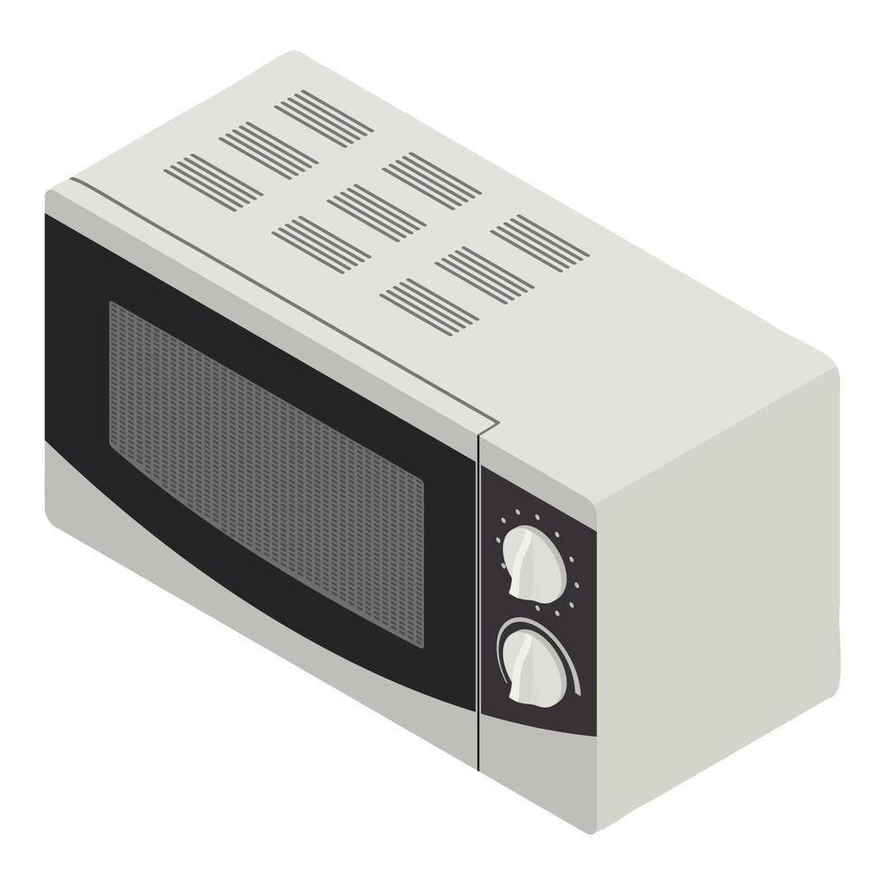 modern magnetronoven icoon, isometrische stijl vector