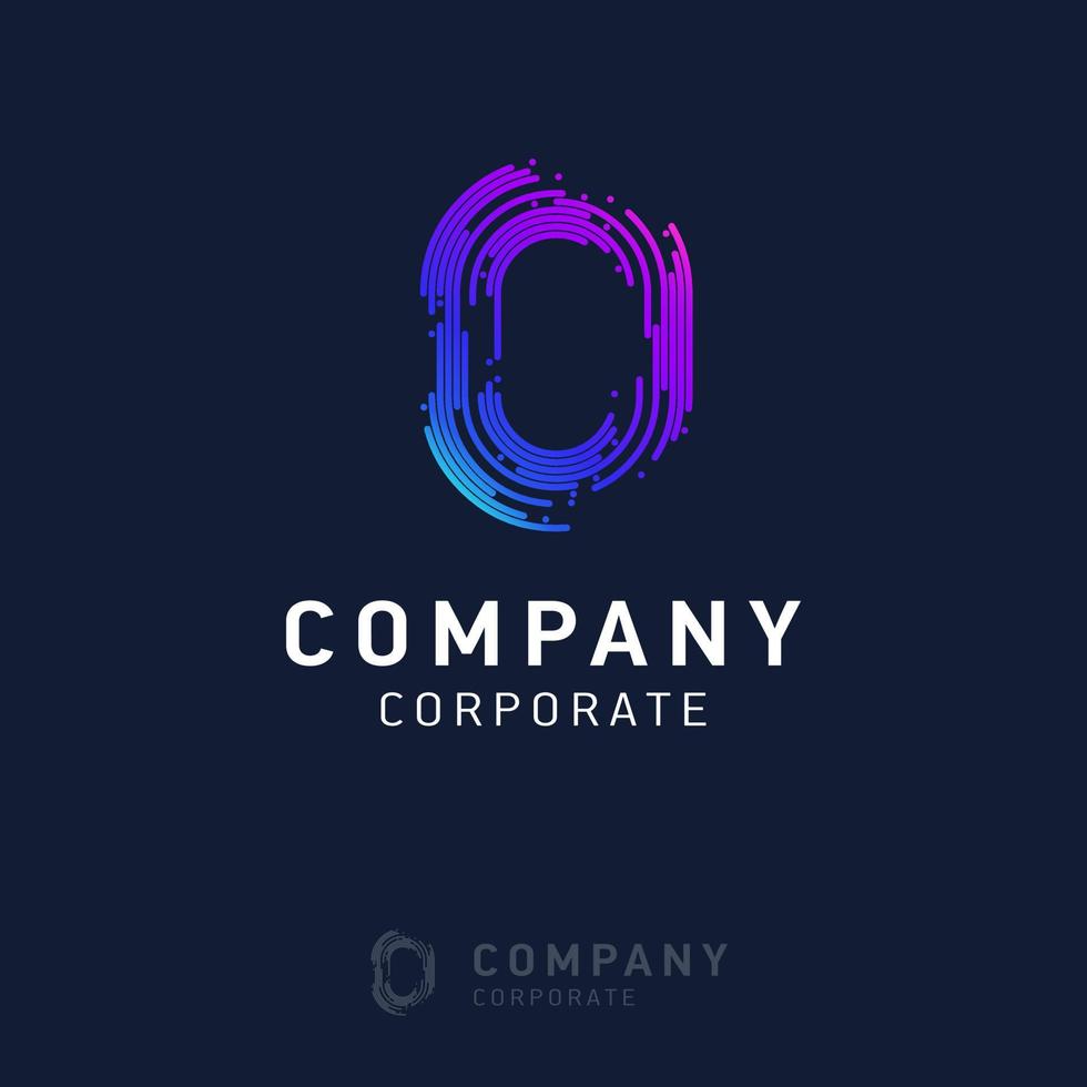 0 bedrijf logo ontwerp vector
