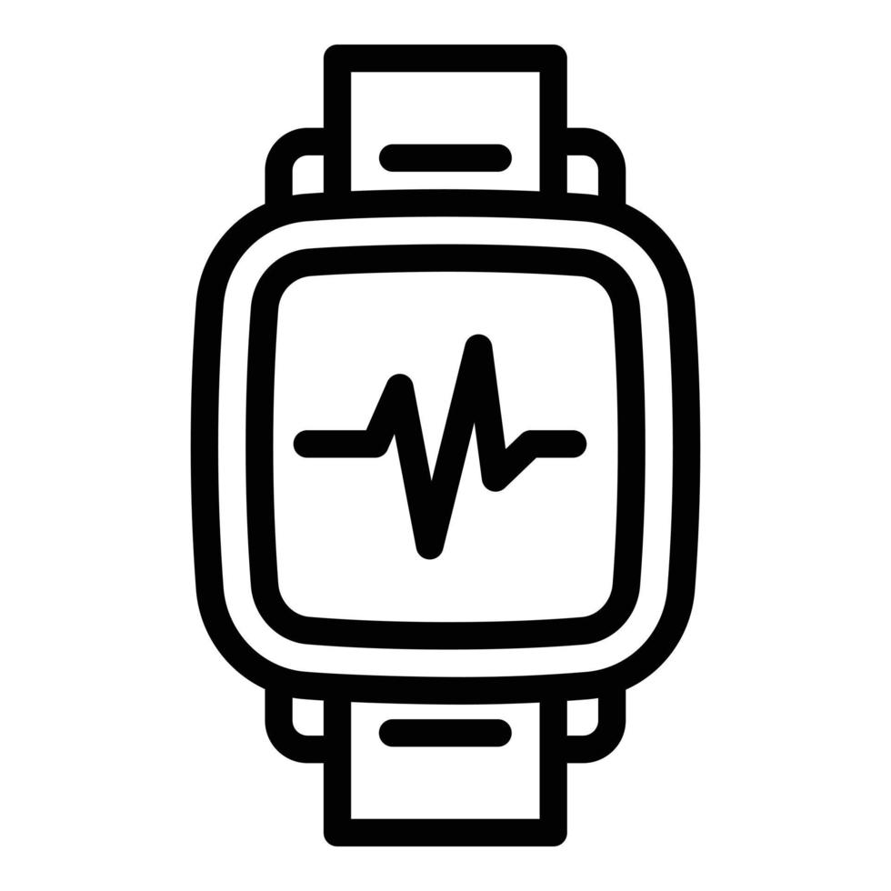 geschiktheid SmartWatch icoon, schets stijl vector