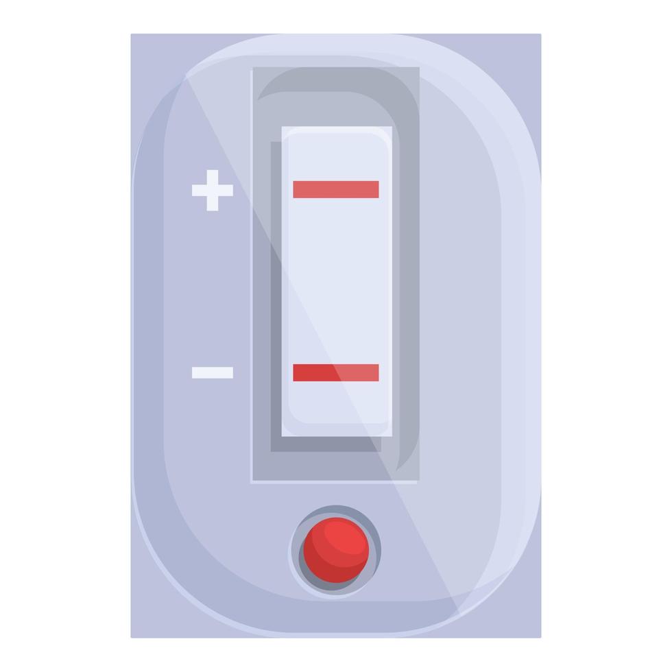 covid diagnostisch test icoon, tekenfilm en vlak stijl vector