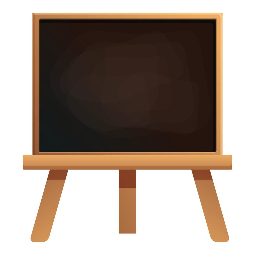 klas schoolbord icoon, tekenfilm stijl vector