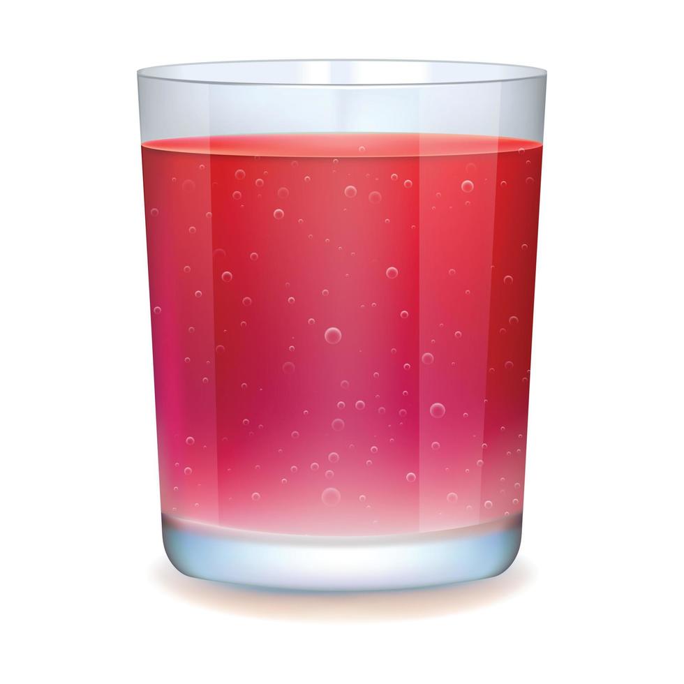 rood realistisch cocktail vector