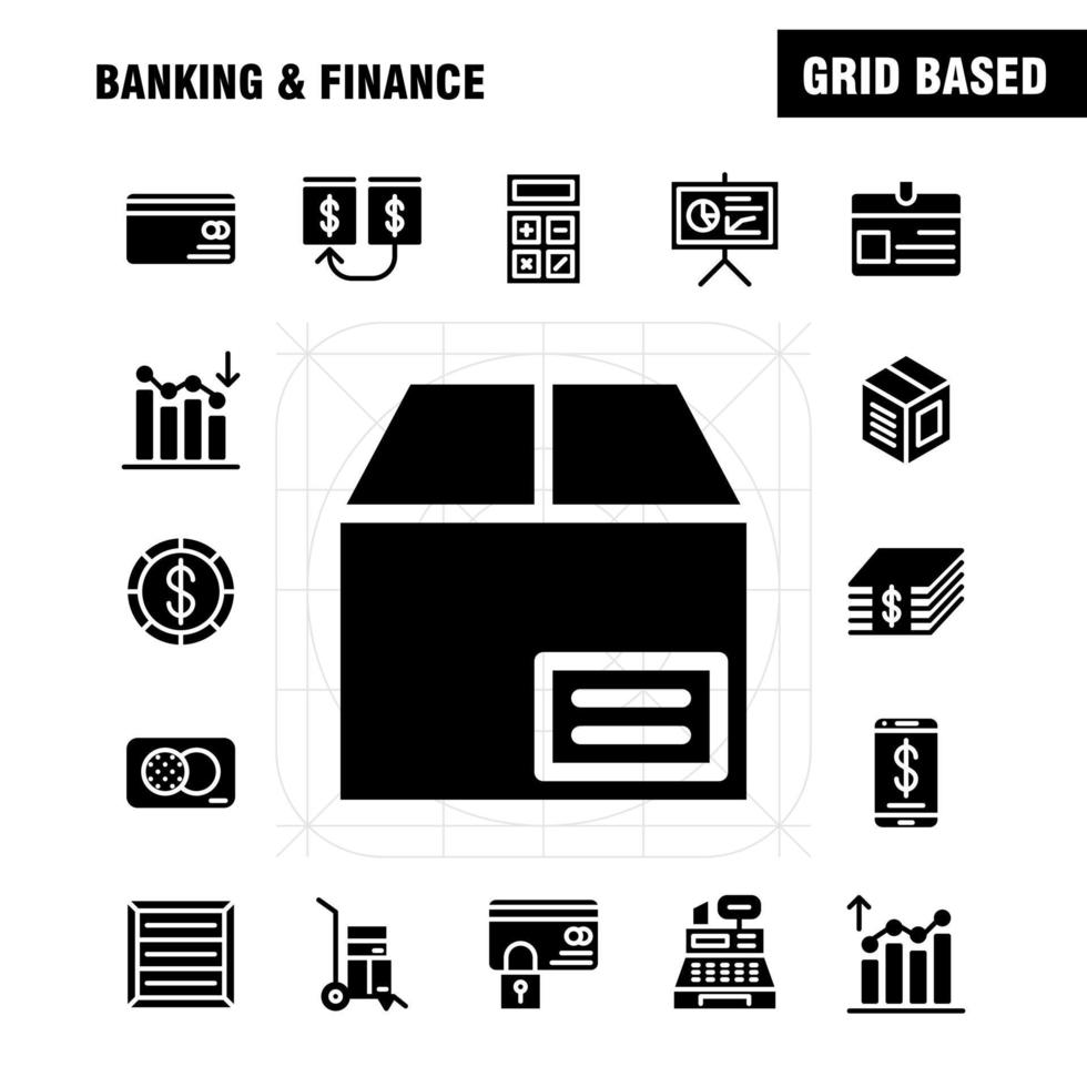 bank solide glyph icoon pak voor ontwerpers en ontwikkelaars pictogrammen van analyse financieel diagram verslag doen van naar beneden hiërarchie beheer organisatie vector