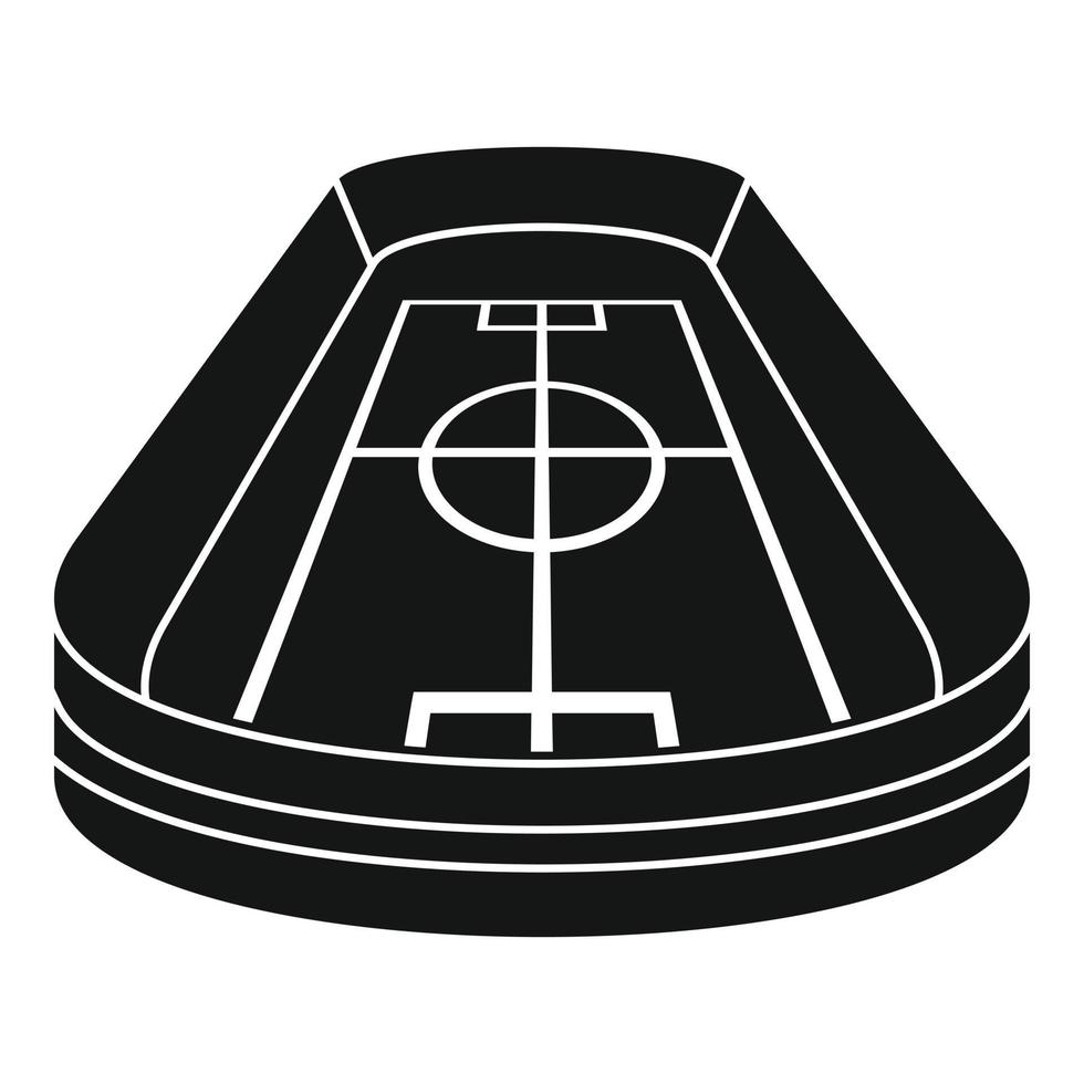 stadion icoon, gemakkelijk stijl vector