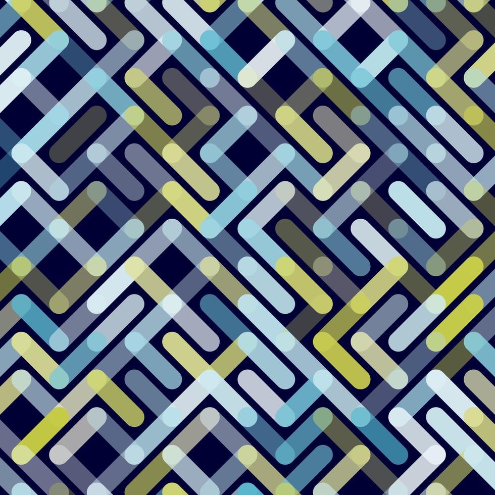 lijnen vector naadloos patroon. meetkundig gestreept ornament. monochroom lineair achtergrond