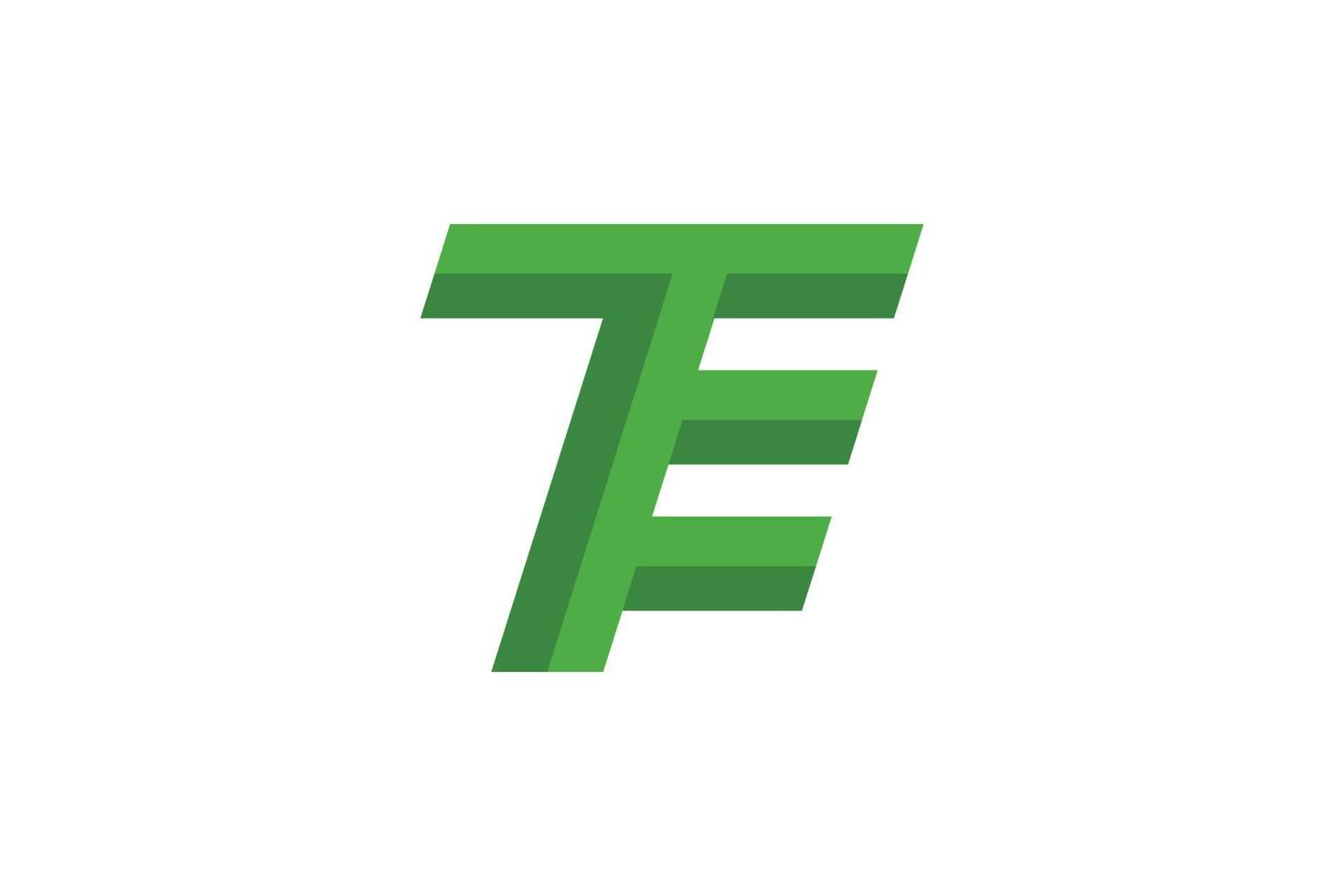 vlak ontwerp brief t logo vector