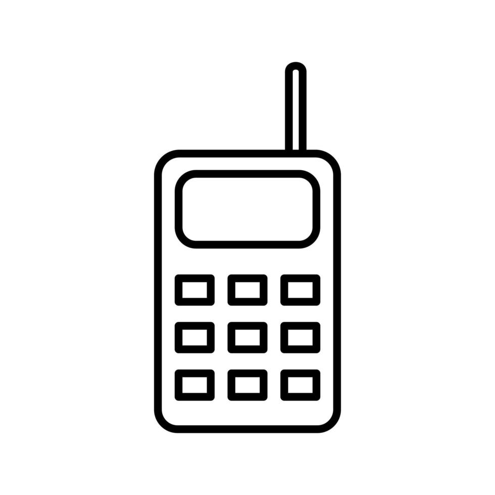 uniek walkie talkie vector icoon