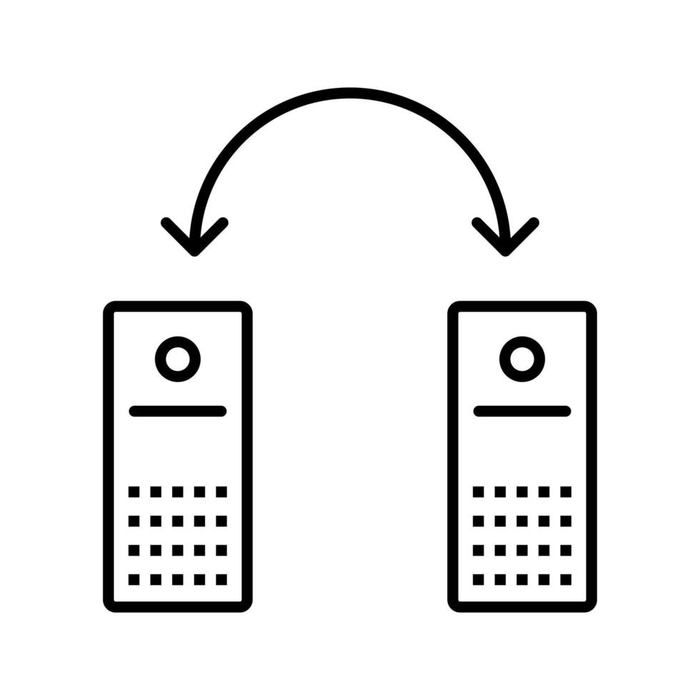 uniek verbonden systemen vector icoon