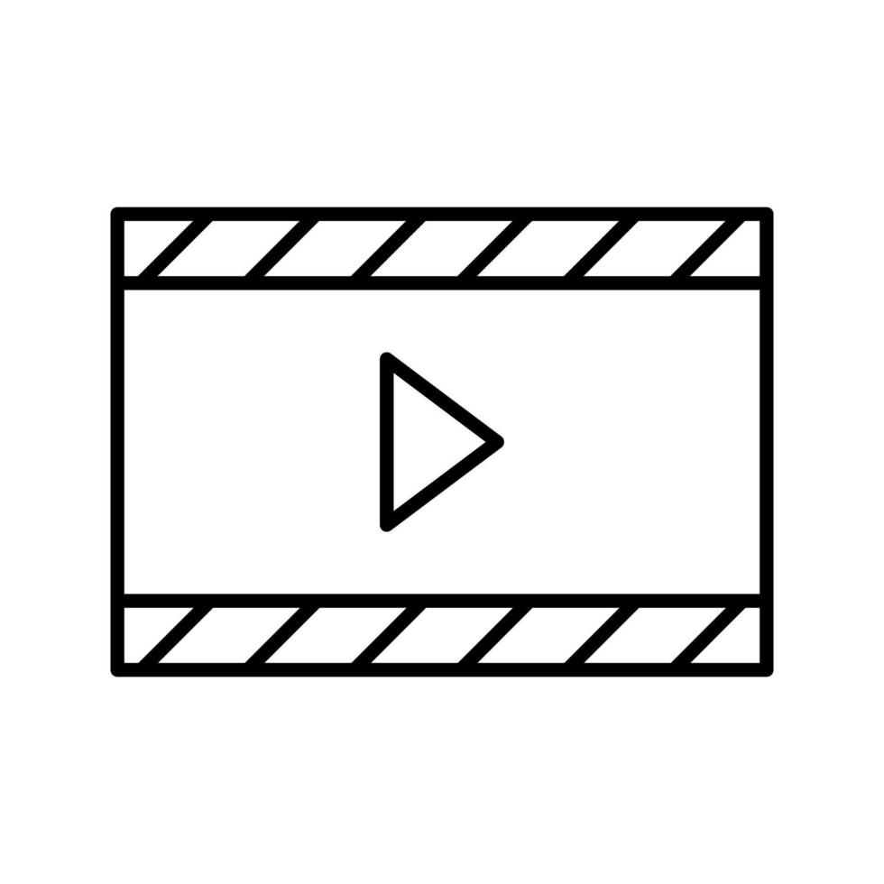 uniek video en animatie vector icoon