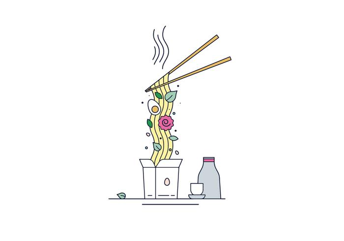 Gratis Ramen Vector