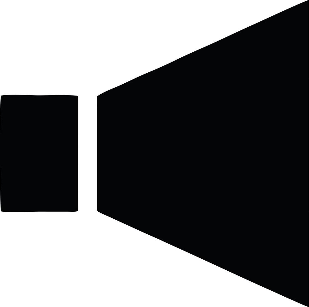 luidspreker geluid pictogram symbool op de witte achtergrond vector
