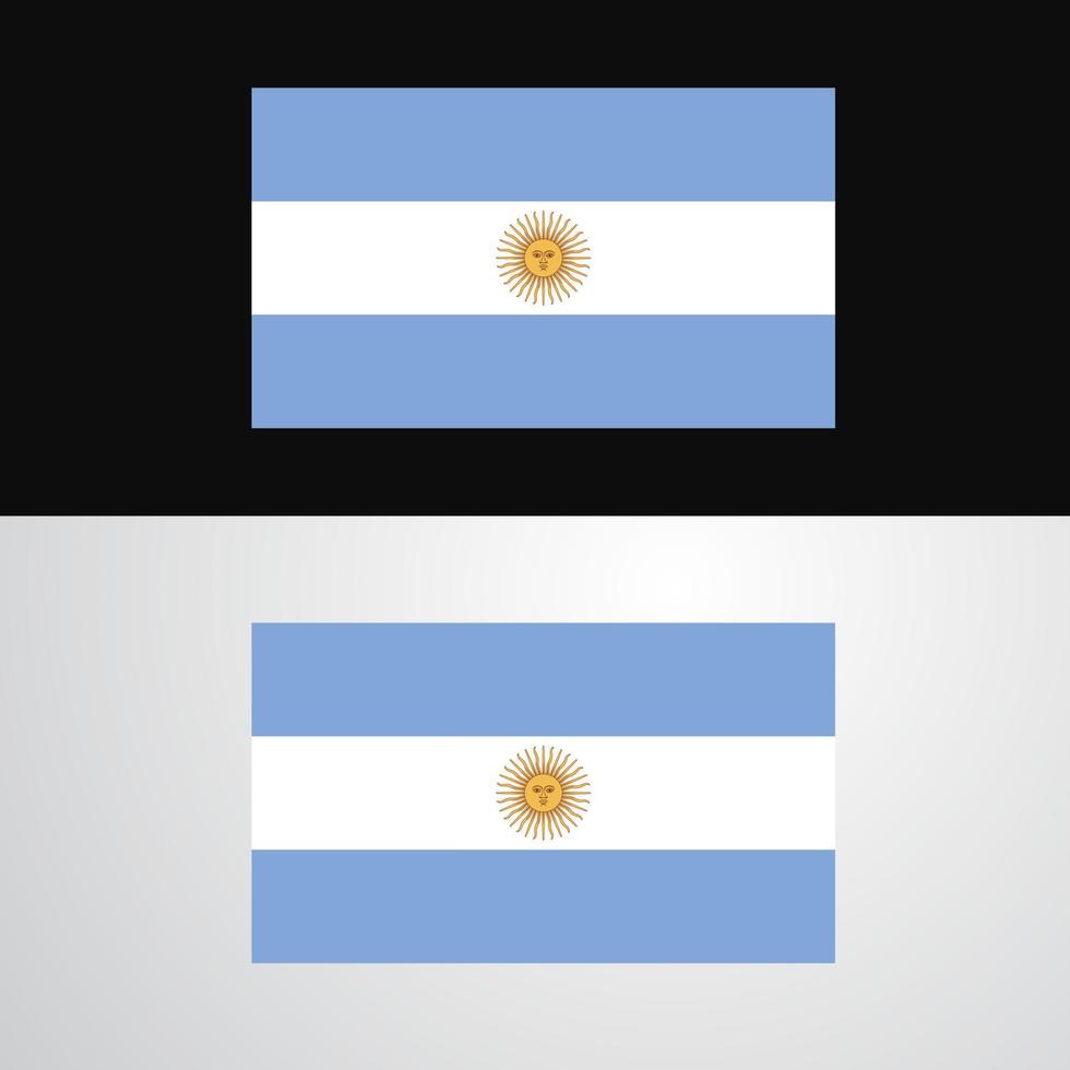 Argentinië vlag banier ontwerp vector