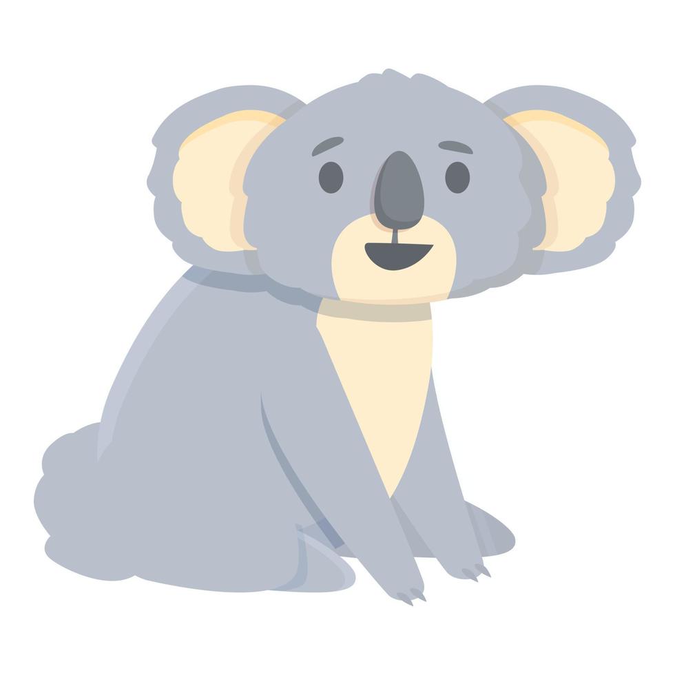 glimlachen koala icoon tekenfilm vector. schattig beer vector