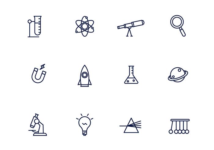 Science Icons vector