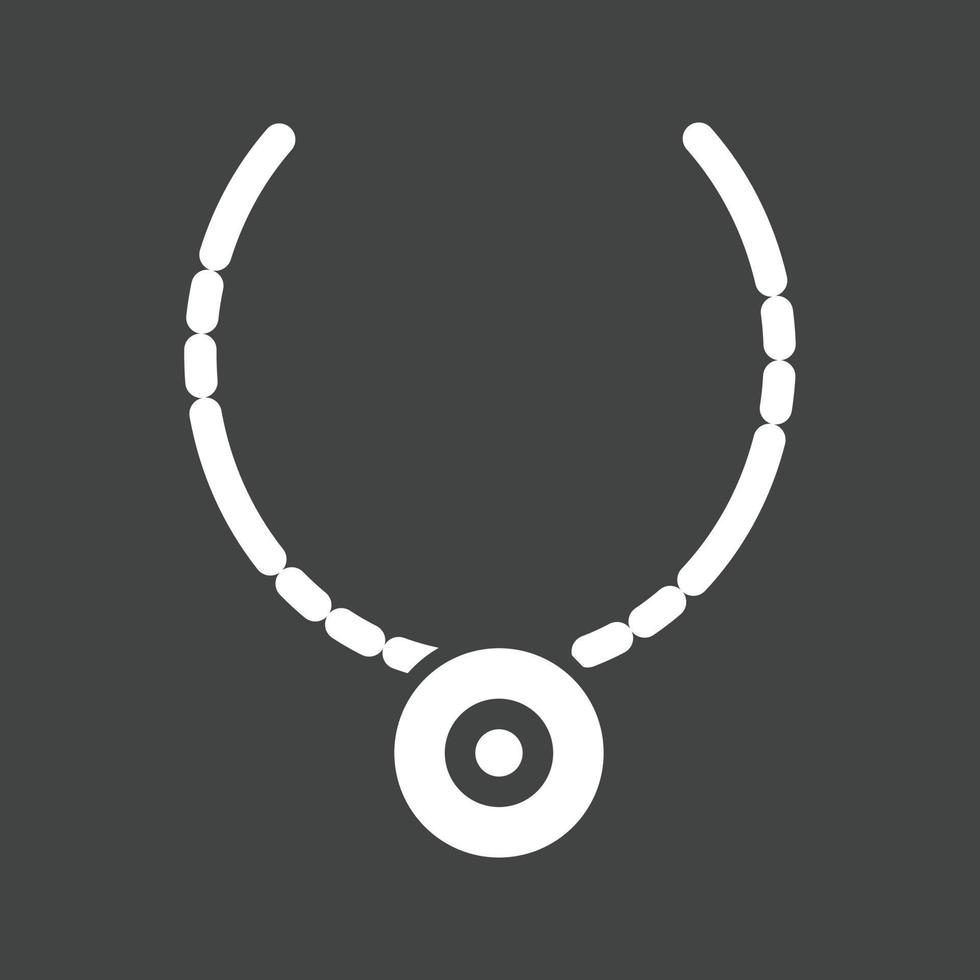 ketting glyph omgekeerd pictogram vector