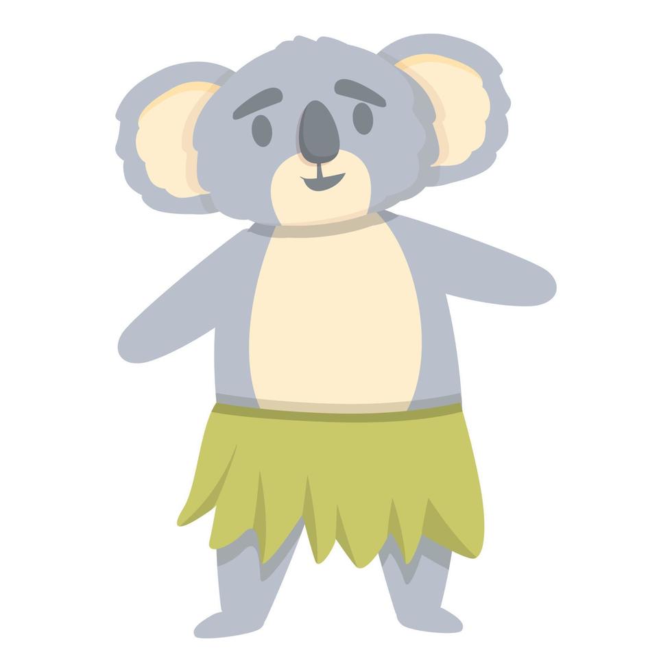 koala dansen icoon tekenfilm vector. schattig beer vector