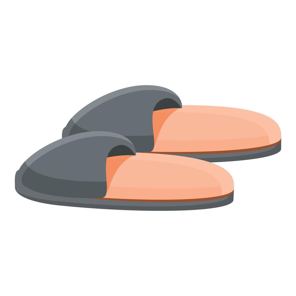 goedkoop slippers icoon, tekenfilm stijl vector