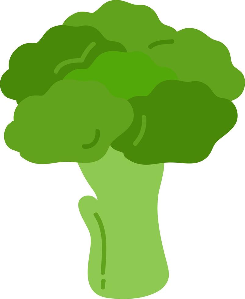 hand- getrokken stijl illustratie broccoli vector