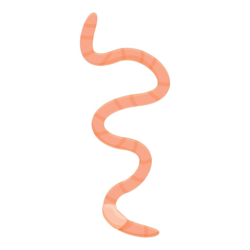 compost regenworm icoon tekenfilm vector. tuin worm vector
