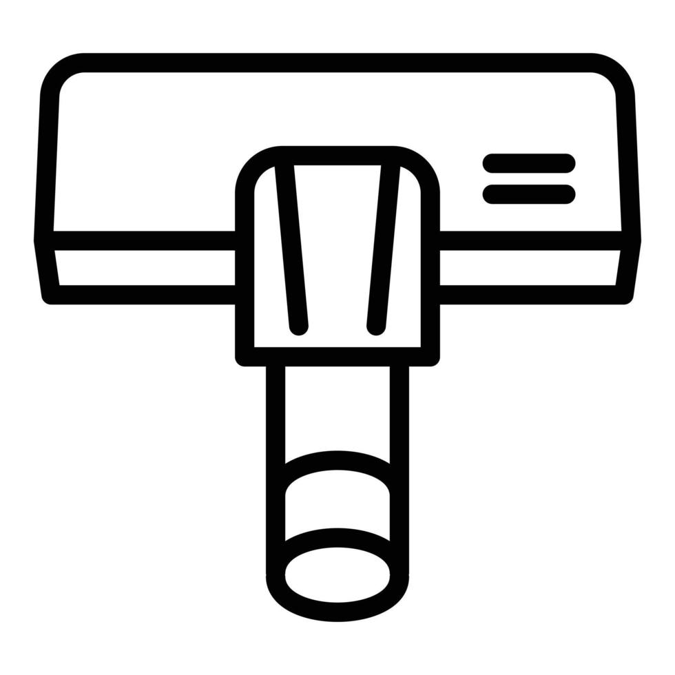 vacuüm schoonmaakster gereedschap icoon, schets stijl vector