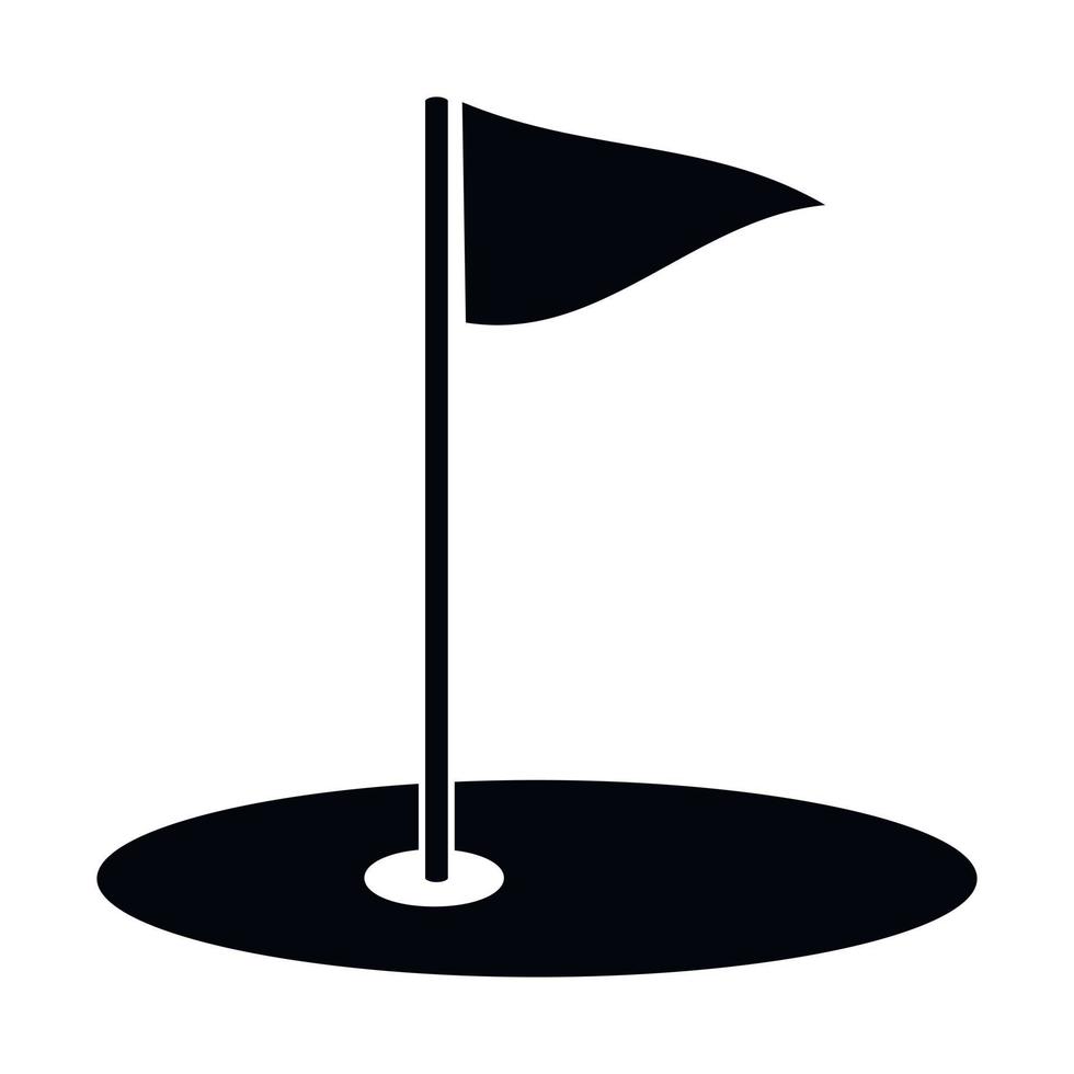 golf gemakkelijk icoon vector