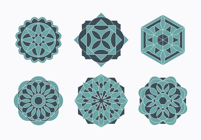 Islamitische Ornamenten Set vector