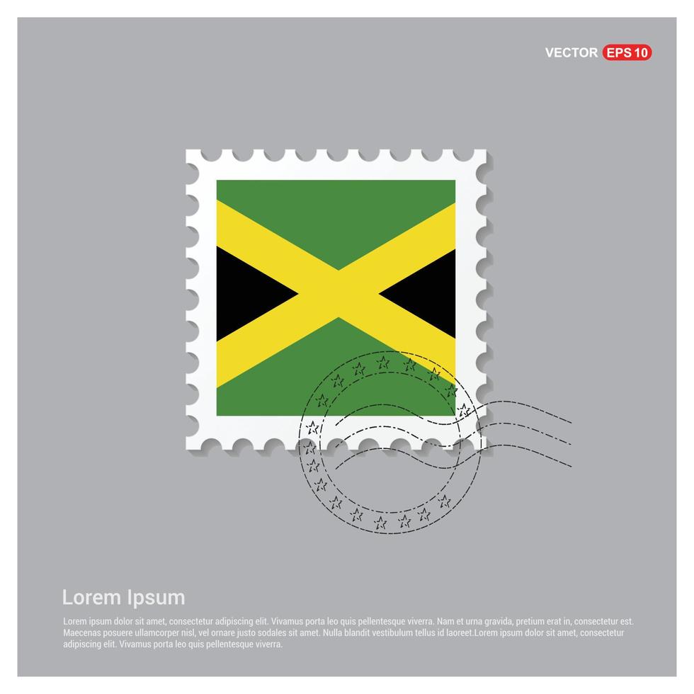 Jamaica vlag ontwerp vector