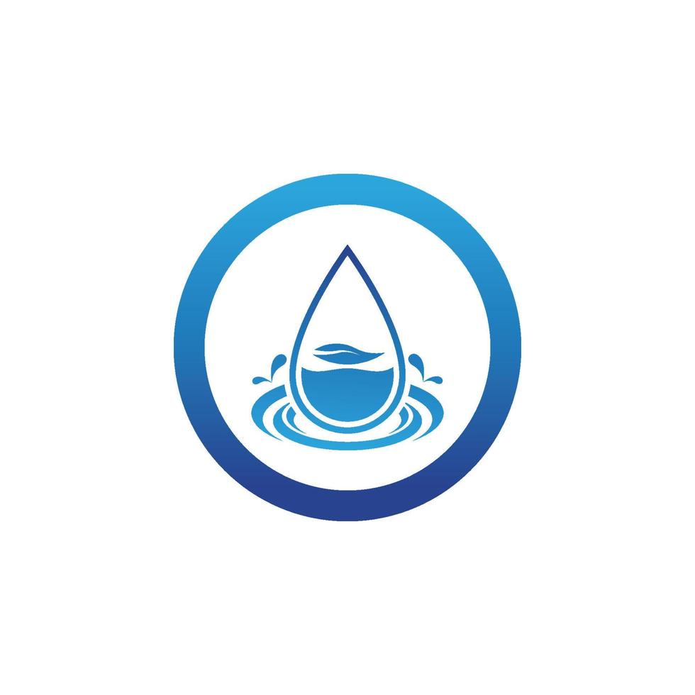 waterdruppel logo sjabloon vector