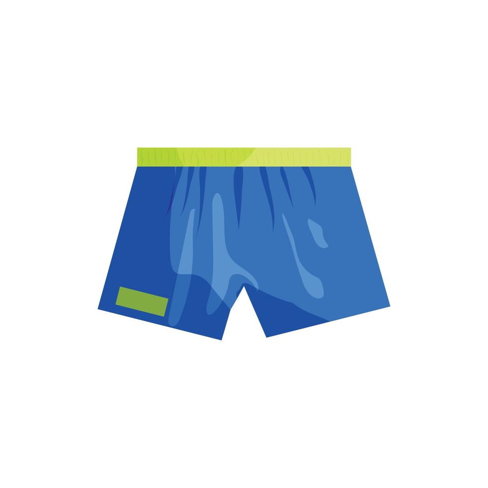 sport- shorts icoon, tekenfilm stijl vector