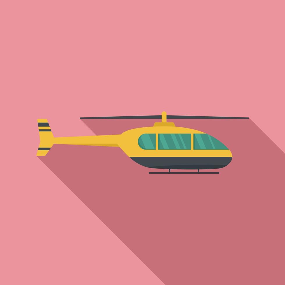 nut helikopter icoon, vlak stijl vector