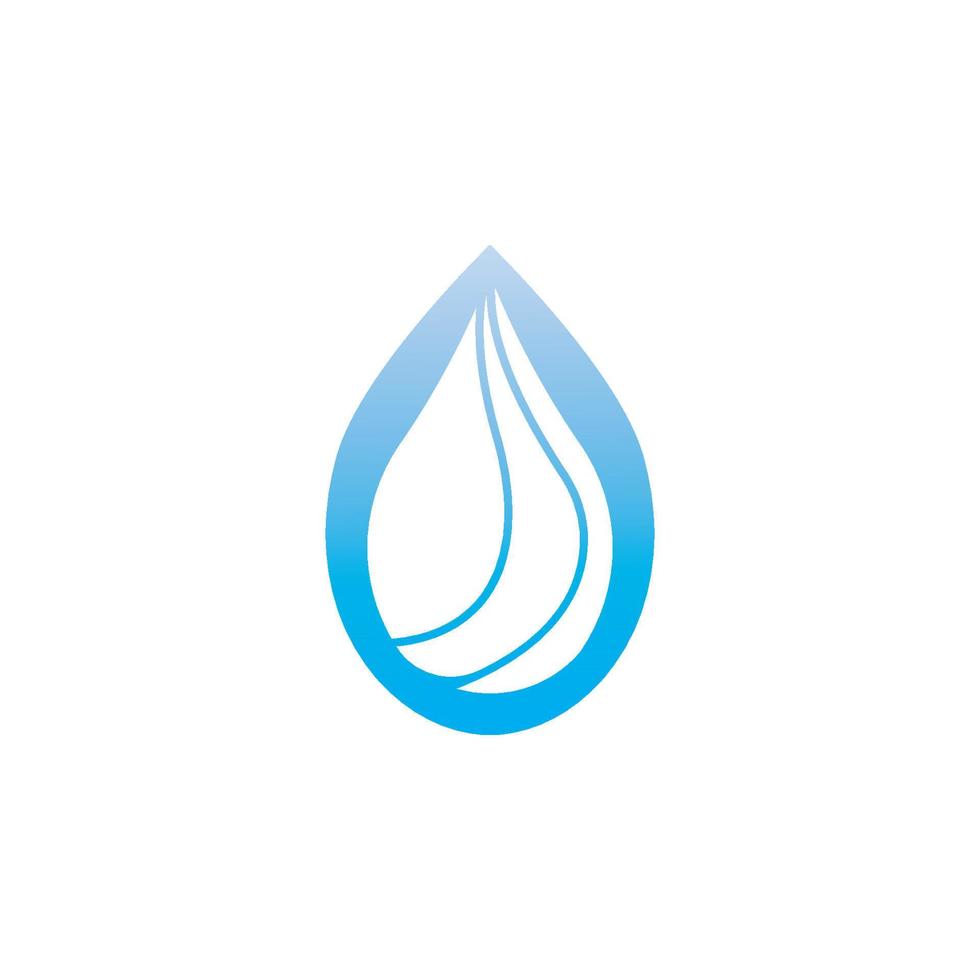 waterdruppel logo sjabloon vector