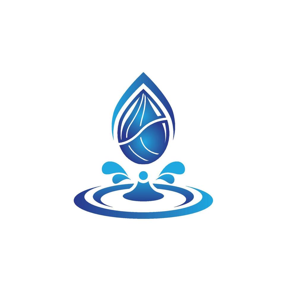 waterdruppel logo sjabloon vector