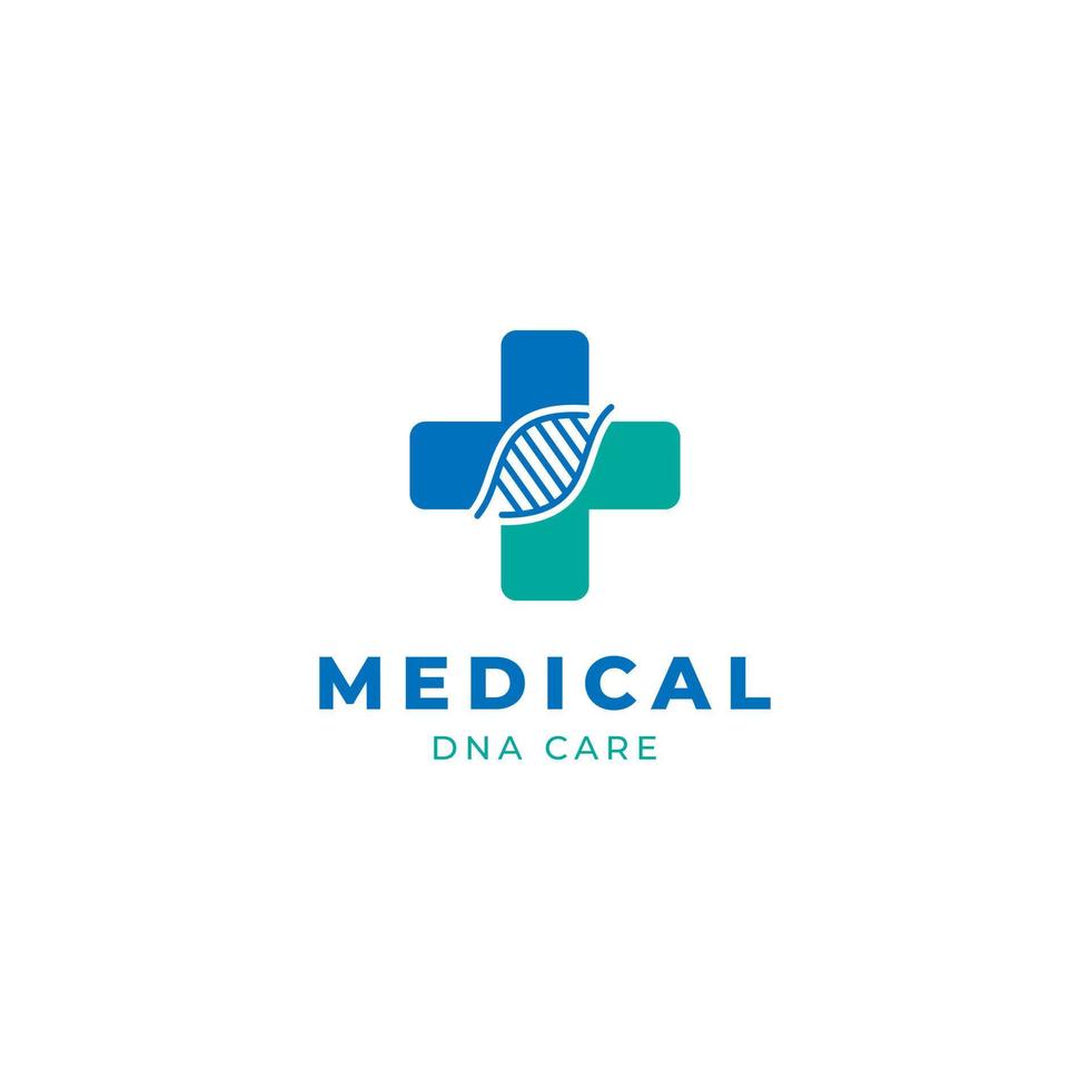 medisch Gezondheid bio tech logo met molecuul, dna, atoom, medisch of wetenschap logo ontwerp vector