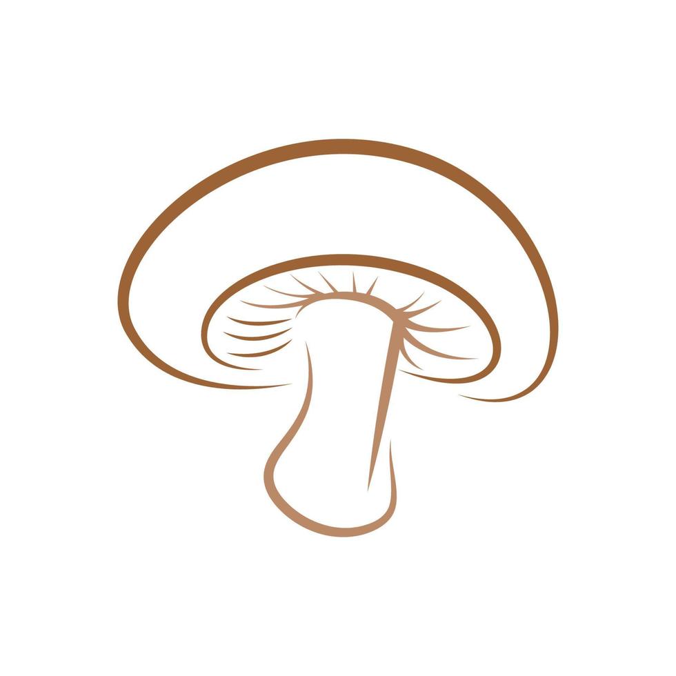 paddestoel icoon logo ontwerp vector