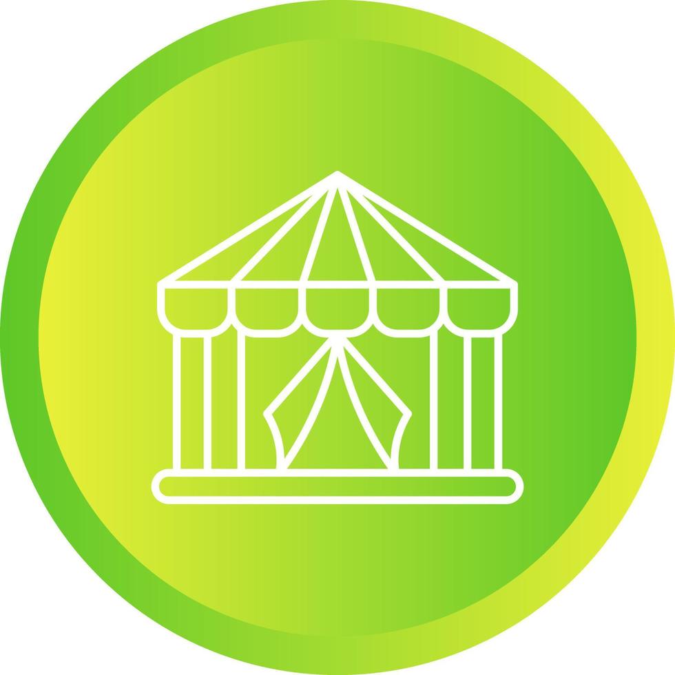 circus tent vector icoon