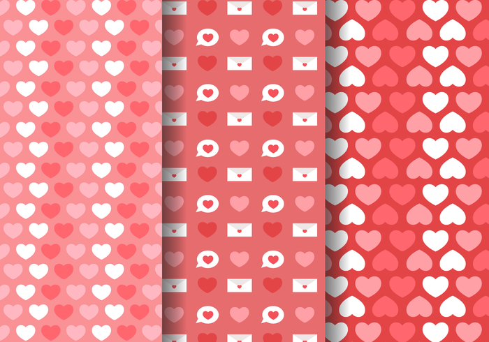 Gratis Love Hearts Pattern vector