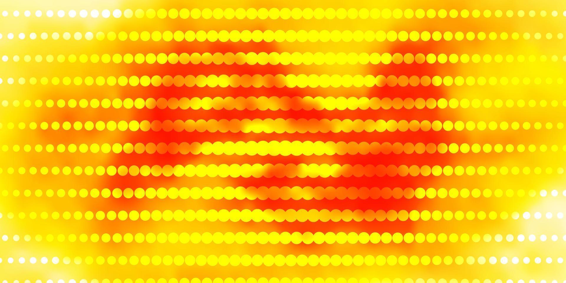 lichtoranje vector achtergrond met cirkels.