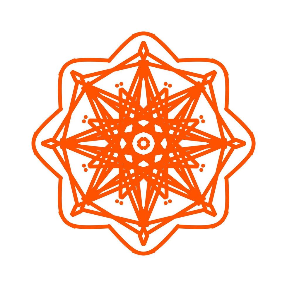 mandala Aziatisch religieus ornament vector illustratie