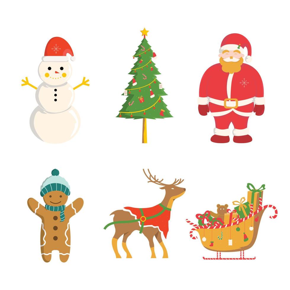 Kerstmis karakter illustratie vector