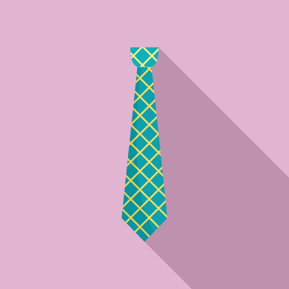 mannetje stropdas icoon, vlak stijl vector